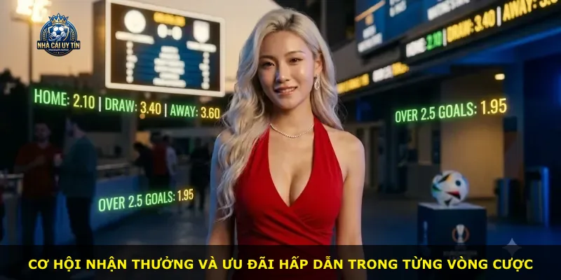 Cơ hội nhận thưởng và ưu đãi hấp dẫn trong từng vòng cược