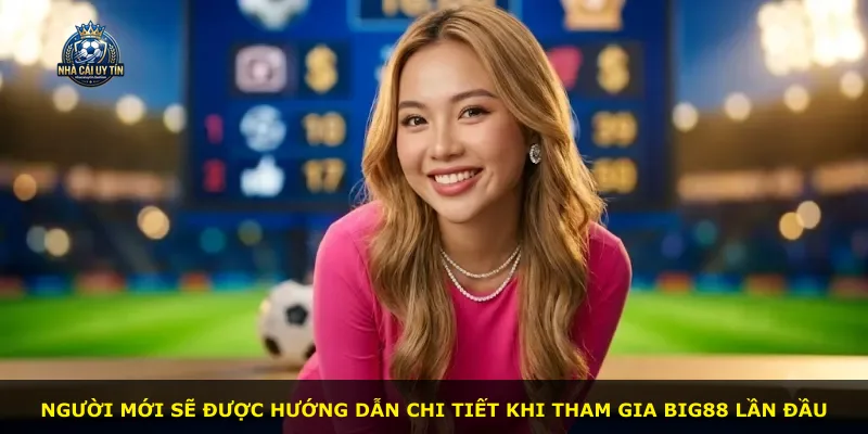 Người mới sẽ được hướng dẫn chi tiết khi tham gia Big88 lần đầu