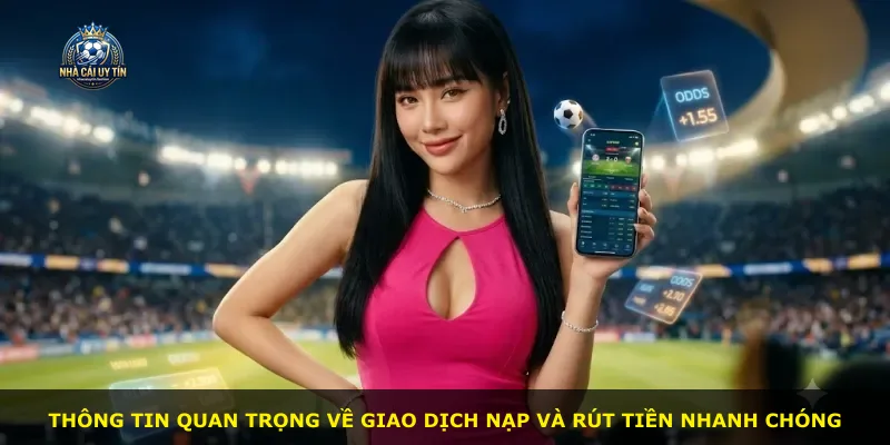 Thông tin quan trọng về giao dịch nạp và rút tiền nhanh chóng